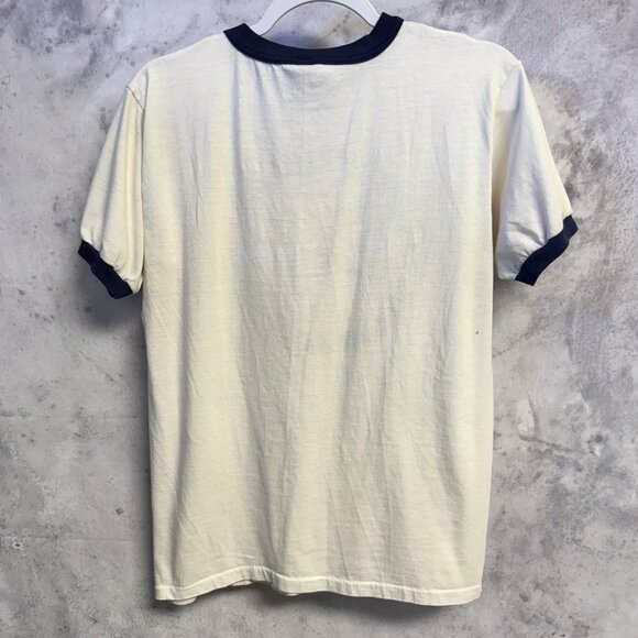 Vintage 80s USS Enterprise CVN-65 US Navy T Shirt Adult S/M USA - Picture 2 of 16